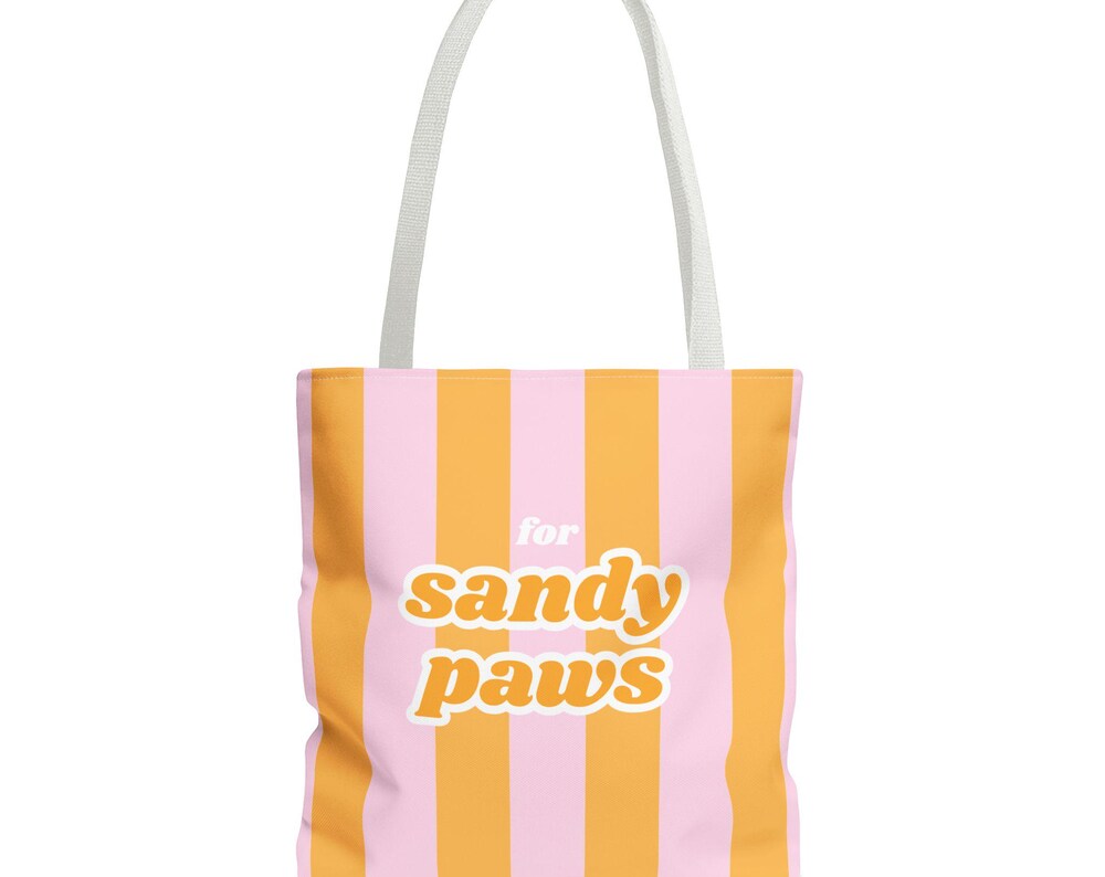 For Sandy Paws Tote Bag - Perfect for Your Dog's Beach Day Essentials