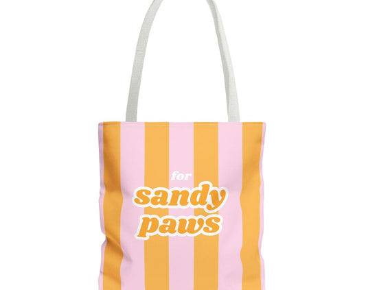 For Sandy Paws Tote Bag - Perfect for Your Dog's Beach Day Essentials